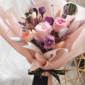 Preserved Flower Bouquet [7 Colors], Forever rose, Rose Bouquet, Mother’s day, Birthday, Valentine&#39;s day flower, Flower Gifts, Special gift