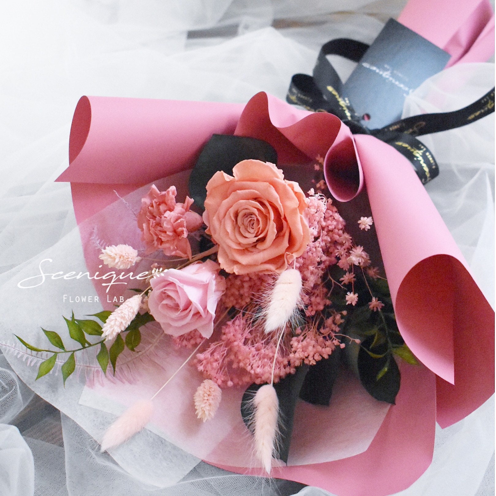 Preserved Flowers Bouquet 9 Colors Romantic Gift Flower Gift