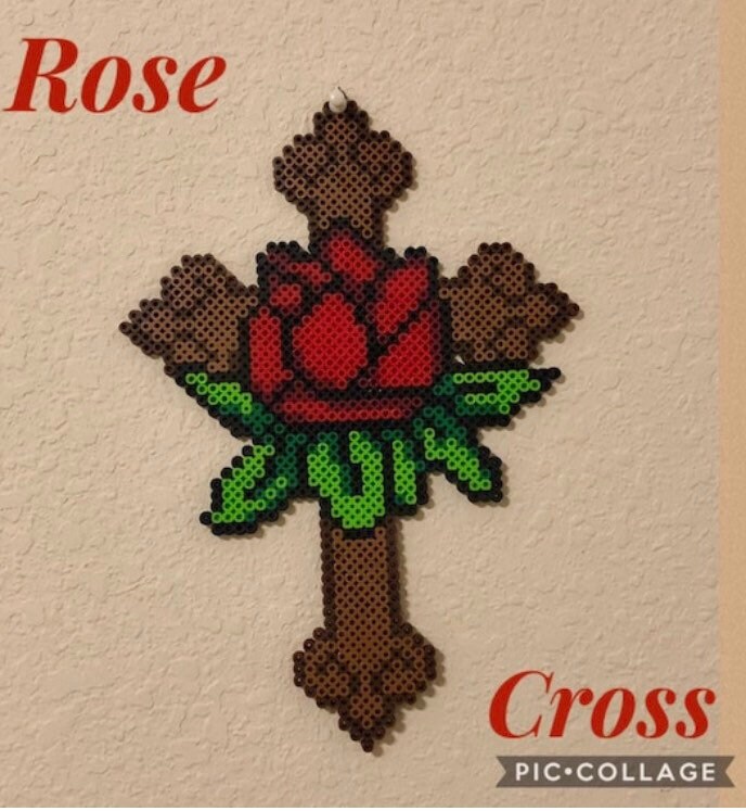 Perler bead Crosses Etsy
