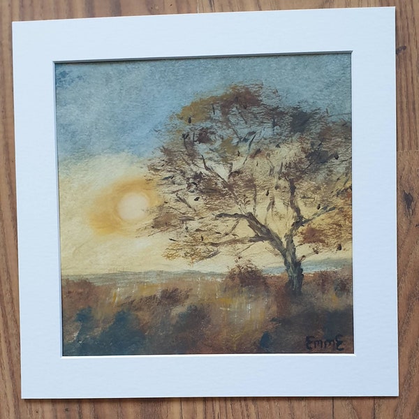 The lone Tree, original fine art oil painting