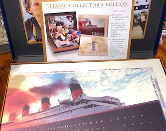 Vintage Collectors Edition Box VHS Set Titanic