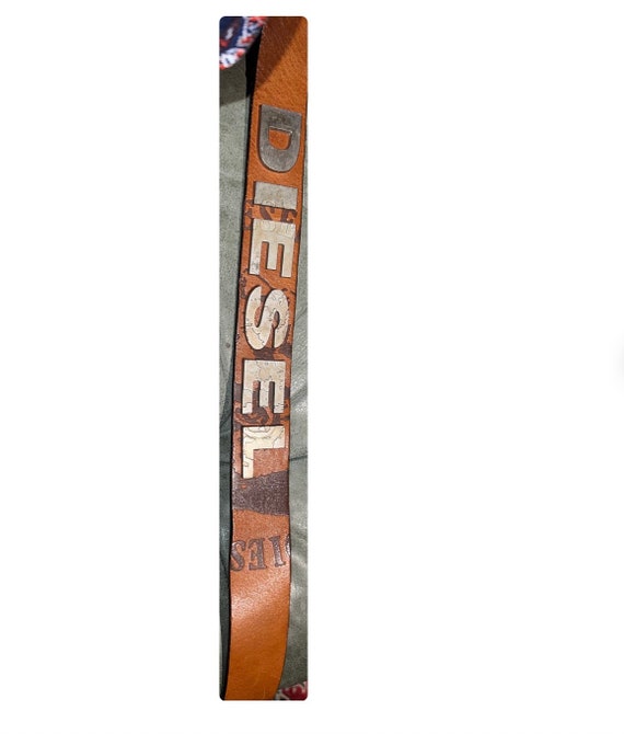 diesel leather belt