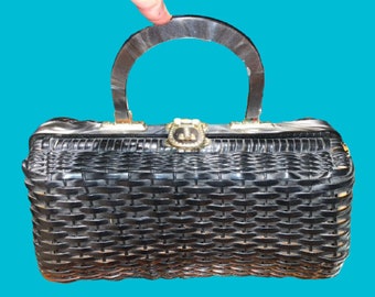 Vintage Wicker Purse