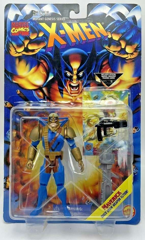 Vintage X-men Maverick Quick Draw Weapon Action Figure Toybiz