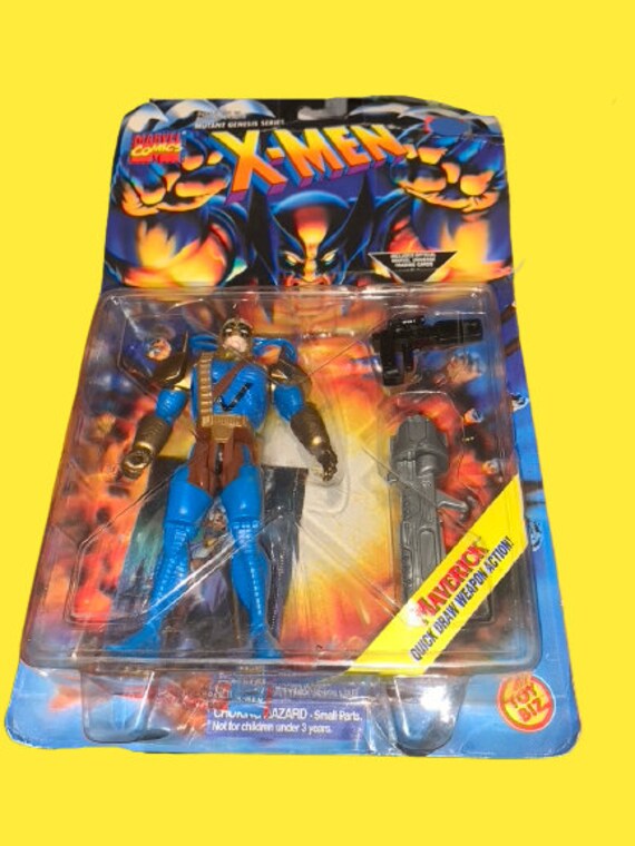 Vintage X-men Maverick Quick Draw Weapon Action Figure
