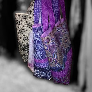 Quilted bag made to order 100% cotton fabric bright colors, handmade any size purse, tote, backpack, crossbody, messenger