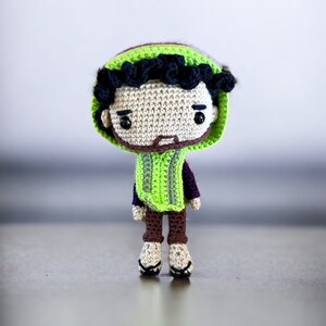 Latino doll handmade crochet Amigurumi made to order