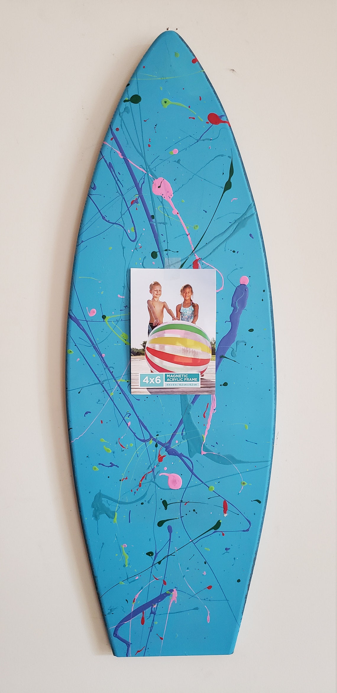 Surfers Healing NC Wooden Surfboard Photo Frame One Perfect Etsy