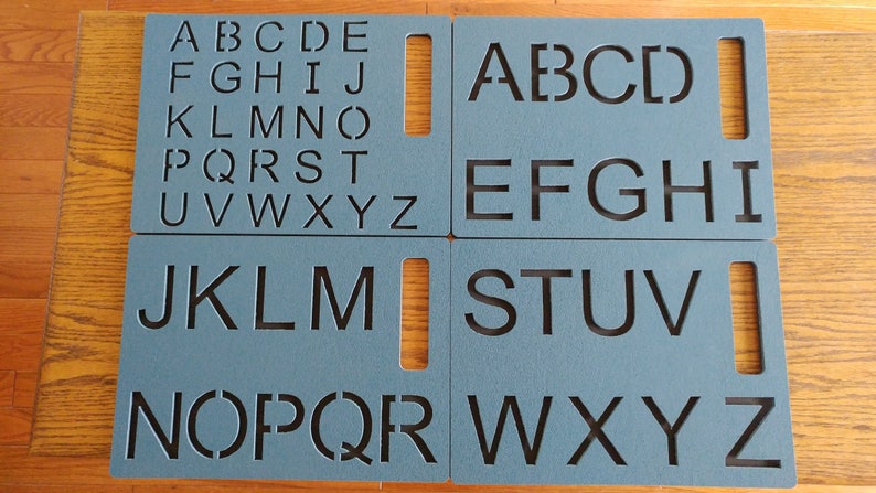 custom communication letter alphabet boards etsy