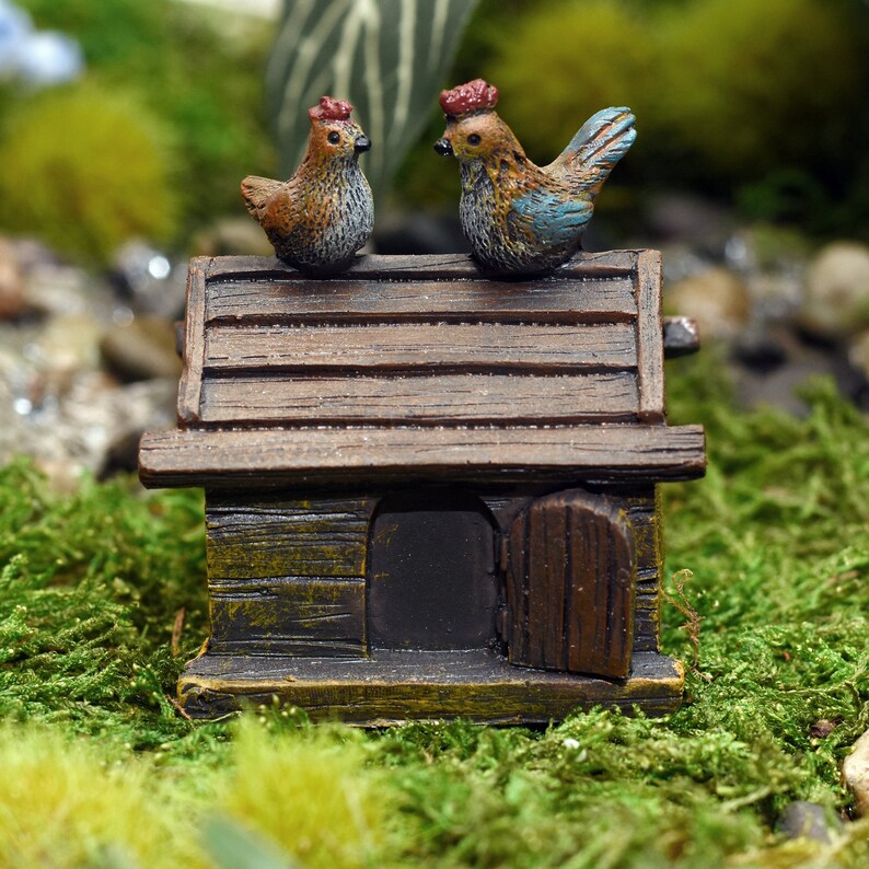 Fairy Garden Building Chicken Coop Miniature Fairy Garden Etsy