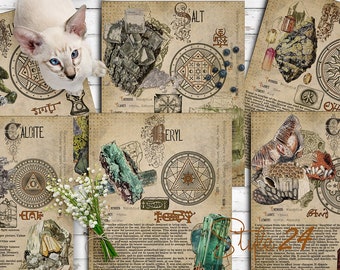 Spell Book Pages Etsy - 