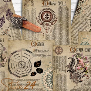 Ostara Wicca Sabbat, Frühlings-Tagundnachtgleiche, Buch der Schatten, Printable, Hexerei, BOS, digitaler Download, Zauber, grüne Hexe, Entsprechungen DIY