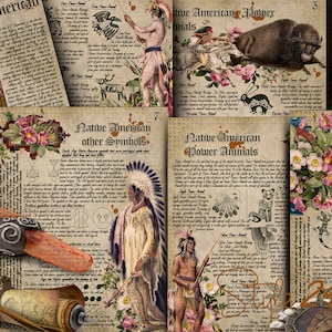 No 10, Book of Shadows, Printable pages of Signs & Symbols:Native American, Spiritual, Symbolism, Printable, BOS, Wiccan,Witchcraft,Ancient