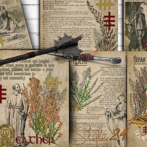 Heather, The Druids calendar, Gallic, horoscope, Printable, Book of Shadows,tree of life, The Celtic Ogham, Green Witch, Grimoire, BOS, DIY