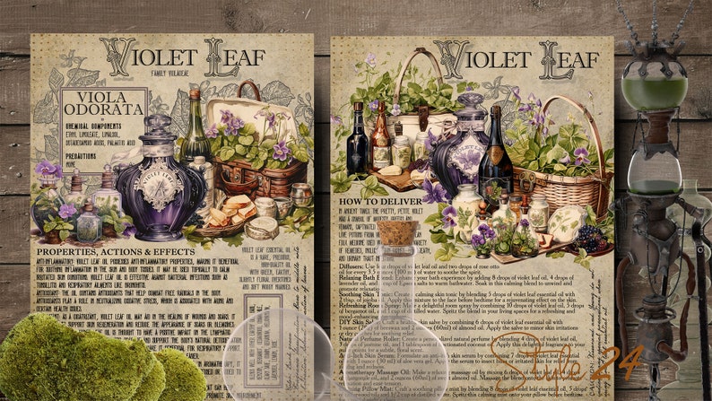 Violet Leaf Essential Oil