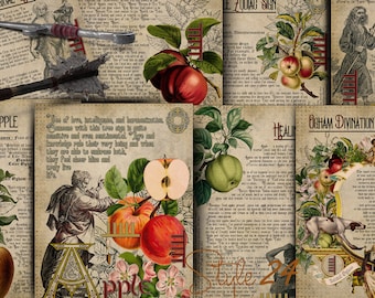 Apple Druid Calendar Printable, Celtic Tree Lore, Ogham Grimoire (Digital Download)