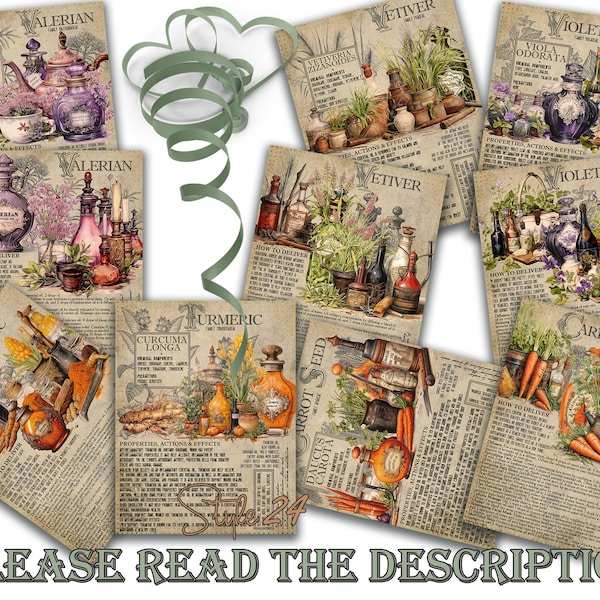 Earthy Essential Oils | Printable | Book of Shadows | Botanical Guide Essential Oils | Aromatherapy | Witches Guide | Grimoire | Wiccan DIY