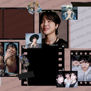 BTS Kpop Computer Desktop Theme Background Wallpaper Organizer Set 