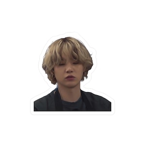 bts - blond yoongi sticker