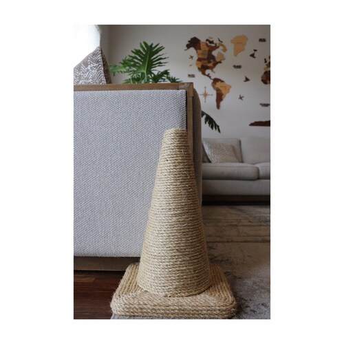 Floor Cat Scratcher Cat Scratching Post Sisal Rope Cat Etsy