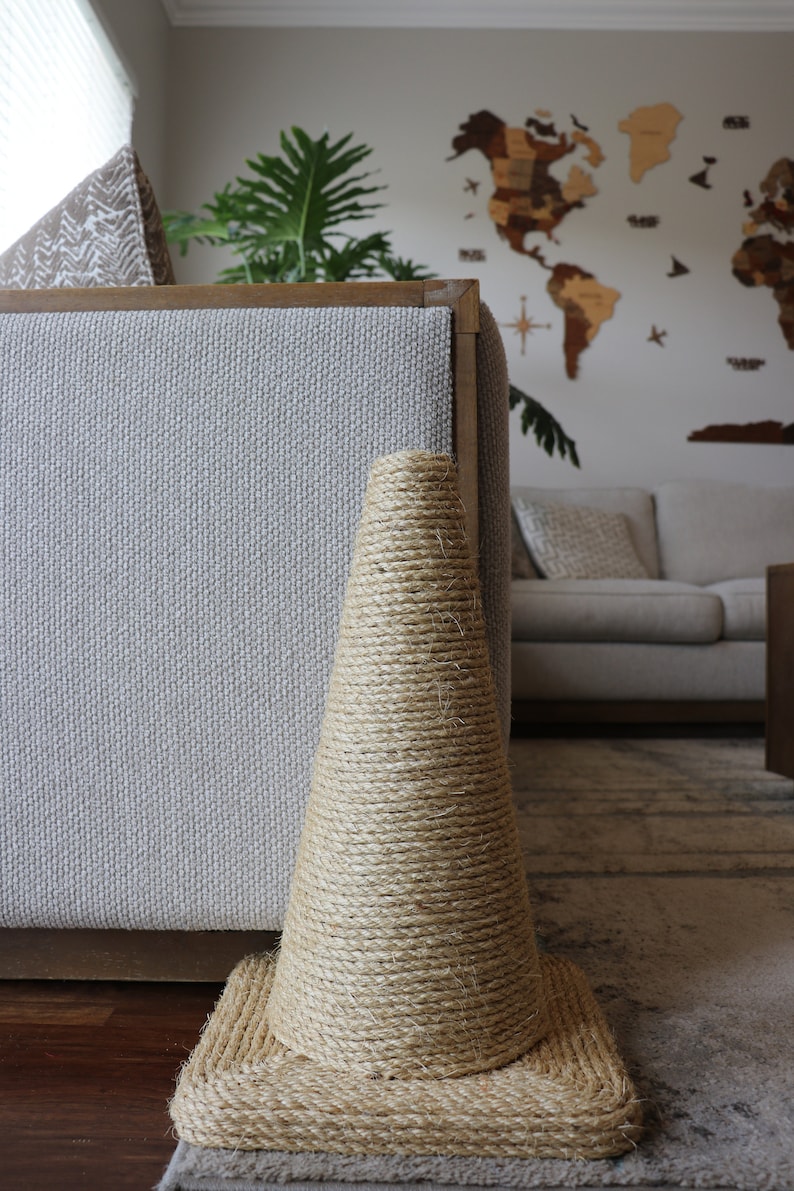 Cone Cat Scratching Post Etsy