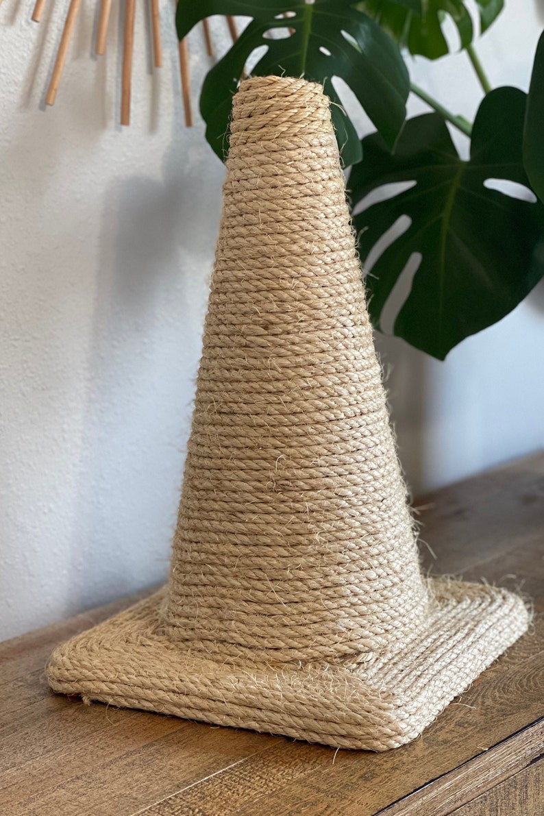 Cone Cat Scratching Post Etsy
