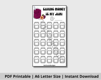 Saving Money Is My Jam! Mini Saving Challenge | Low Income | Low Budget | A6 Envelopes | Mini Savings Challenge | Digital Challenge