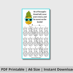 Pineapple Mini Saving Challenge | Low Income | Low Budget | A6 Envelopes | Mini Savings Challenge | Digital Challenge