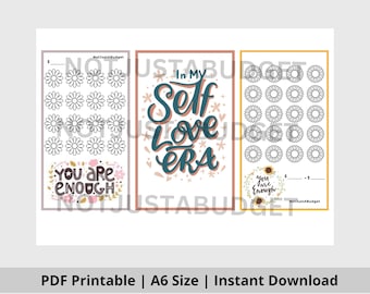 In My Self Love Era Mini Saving Challenge | Low Income | Low Budget | A6 Envelopes | Mini Savings Challenge | Digital Challenge