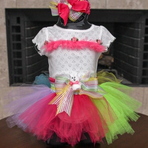 Easter Tutu Set | St Patrick’s Day | t shirt, bow and tutu