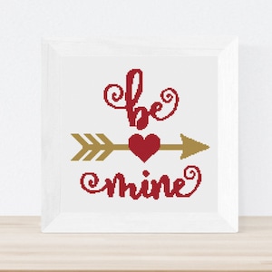 Love in Words: Valentine's Day Quote Cross Stitch - PDF Download