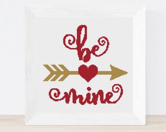 Love in Words: Valentine's Day Quote Cross Stitch - PDF Download