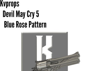 Devil May Cry 5 Blue Rose Pattern