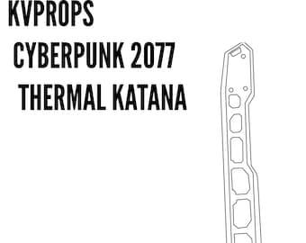 Cyberpunk 2077 : Thermal Katana Pattern - Etsy