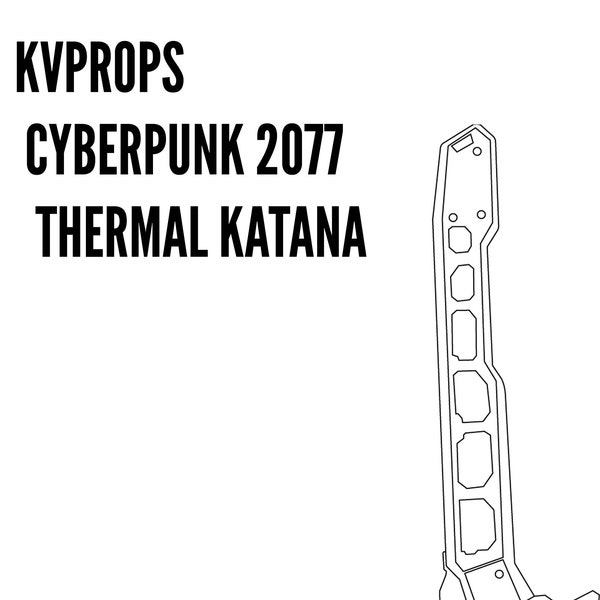 Cyberpunk 2077 : Thermal Katana Pattern