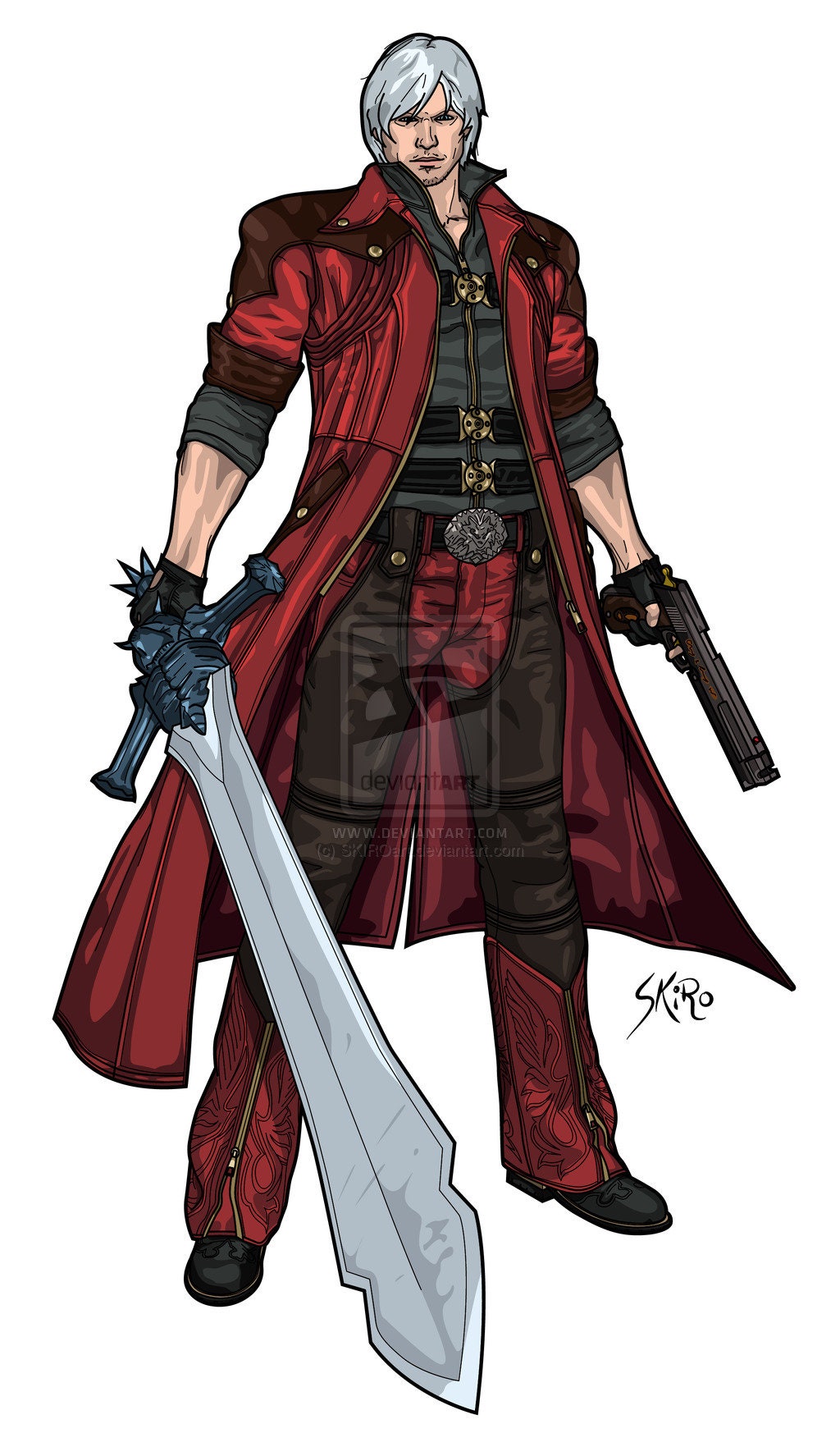 Devil May Cry 4 Dante Outfit Pattern 