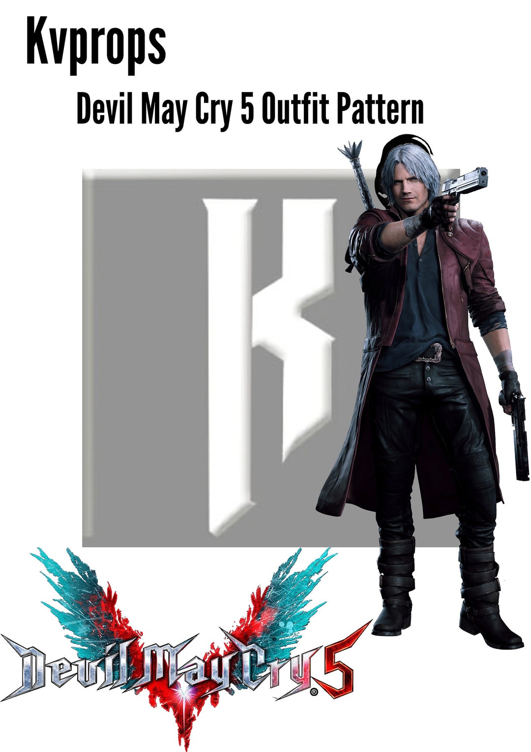 DMC Dante Costume  No-Sew DIY Costumes