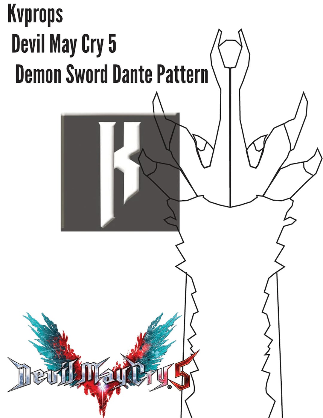 Devil May Cry 5 Devil Sword Dante - Etsy