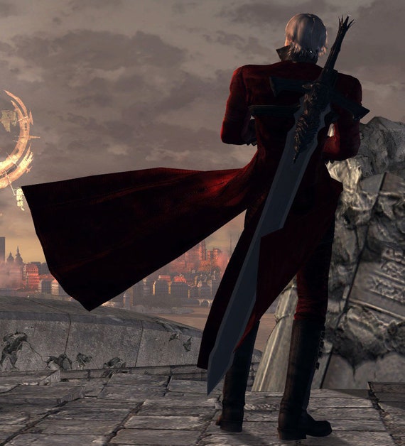 DMC デビル メイ クライ ダンテ 魔剣リベリオン 金属製 模造刀