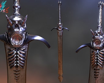 DMC デビル メイ クライ ダンテ 魔剣リベリオン 金属製 模造刀 美術品 51QqmbNei1L._UF350,350_QL50_.jpg