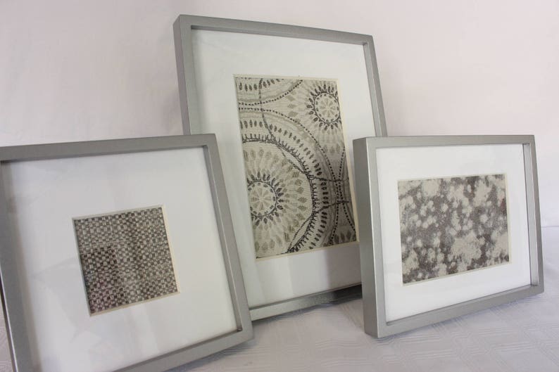 Framed Fabric Wall Art