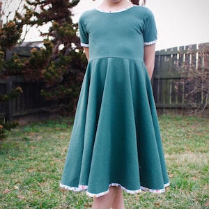 Circle Skirt Toddler Twirl Dress PDF Sewing Pattern - Pattern #108 image 8
