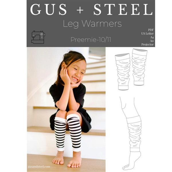 Ballet Leg Warmers PDF Sewing Pattern - Patterns #140