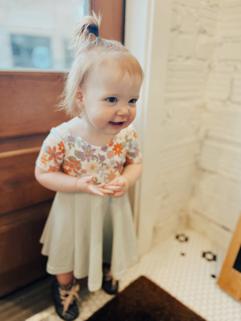 Circle Skirt Toddler Twirl Dress PDF Sewing Pattern - Pattern #108 image 7