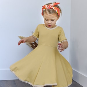 Circle Skirt Toddler Twirl Dress PDF Sewing Pattern - Pattern #108 image 4