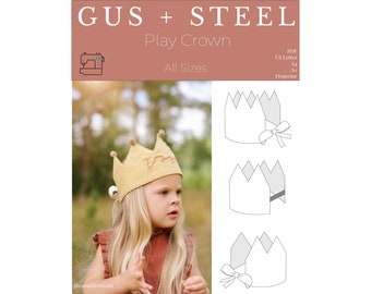 Birthday DIY Play Crown for Kids and Adults - Pattern #136