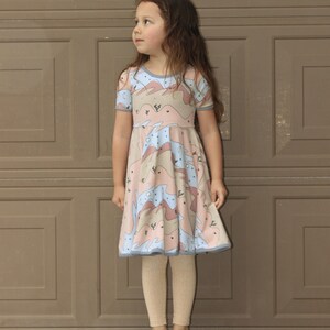 Circle Skirt Toddler Twirl Dress PDF Sewing Pattern - Pattern #108 image 9