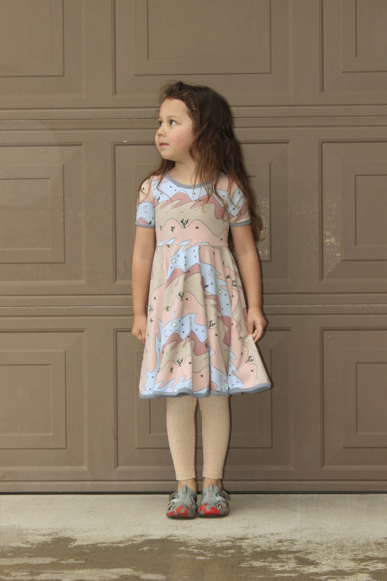 Circle Skirt Toddler Twirl Dress PDF Sewing Pattern - Pattern #108 image 9