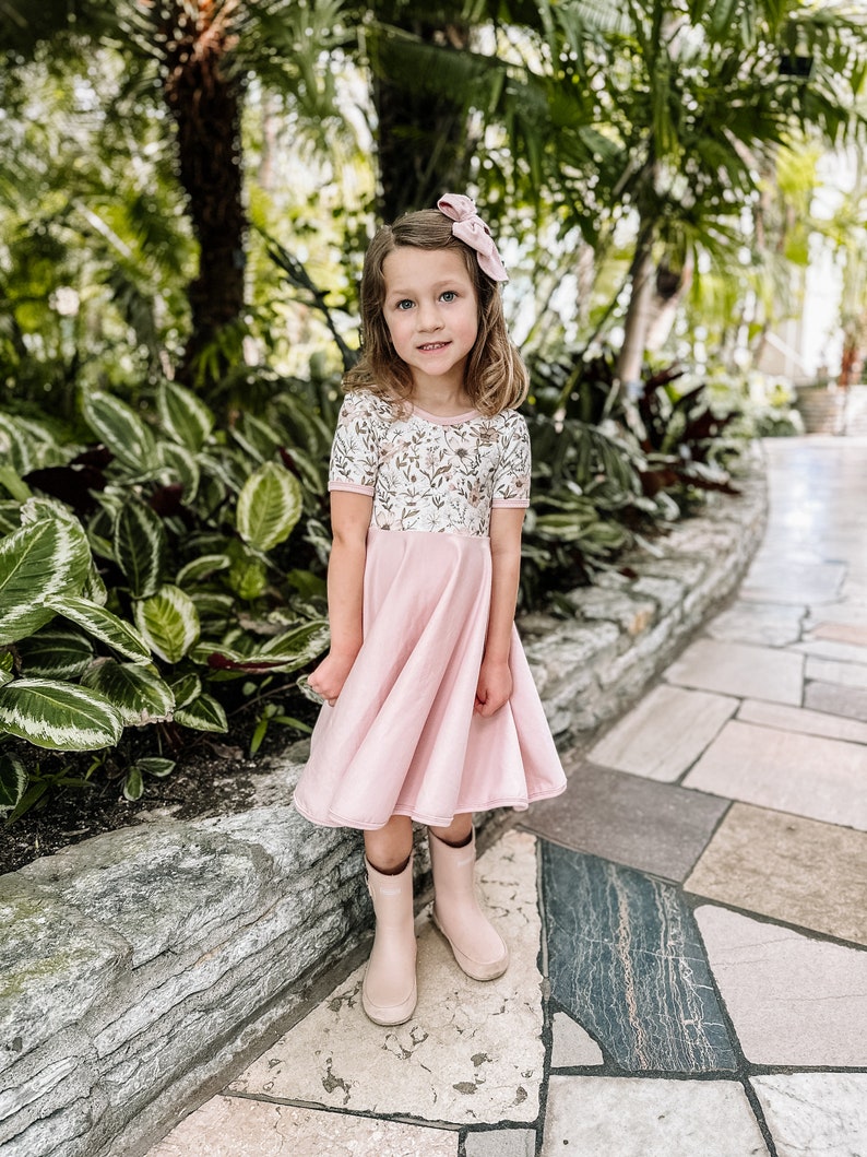Circle Skirt Toddler Twirl Dress PDF Sewing Pattern - Pattern #108 image 5