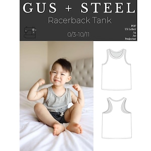 Racerback Tank PDF Sewing Pattern - Pattern #118
